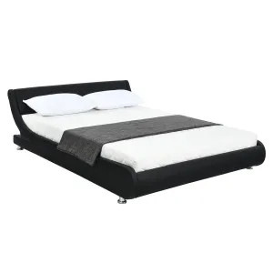 Giantex Bed Frame, Upholstered Mattress Foundation with Adjustable Headboard (Full/Queen) bed frame, queen bed