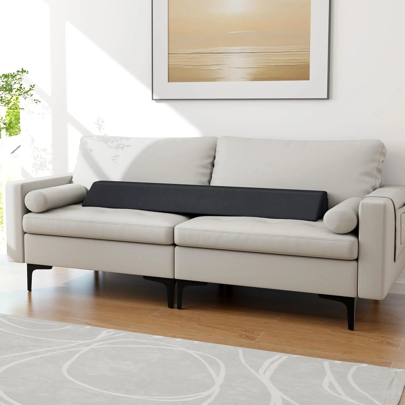 Giantex Bed Wedge Pillow for Headboard Gap Filler