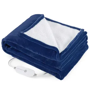 Giantex Electric Heated Throw Blanket fleece blanket, knit throw