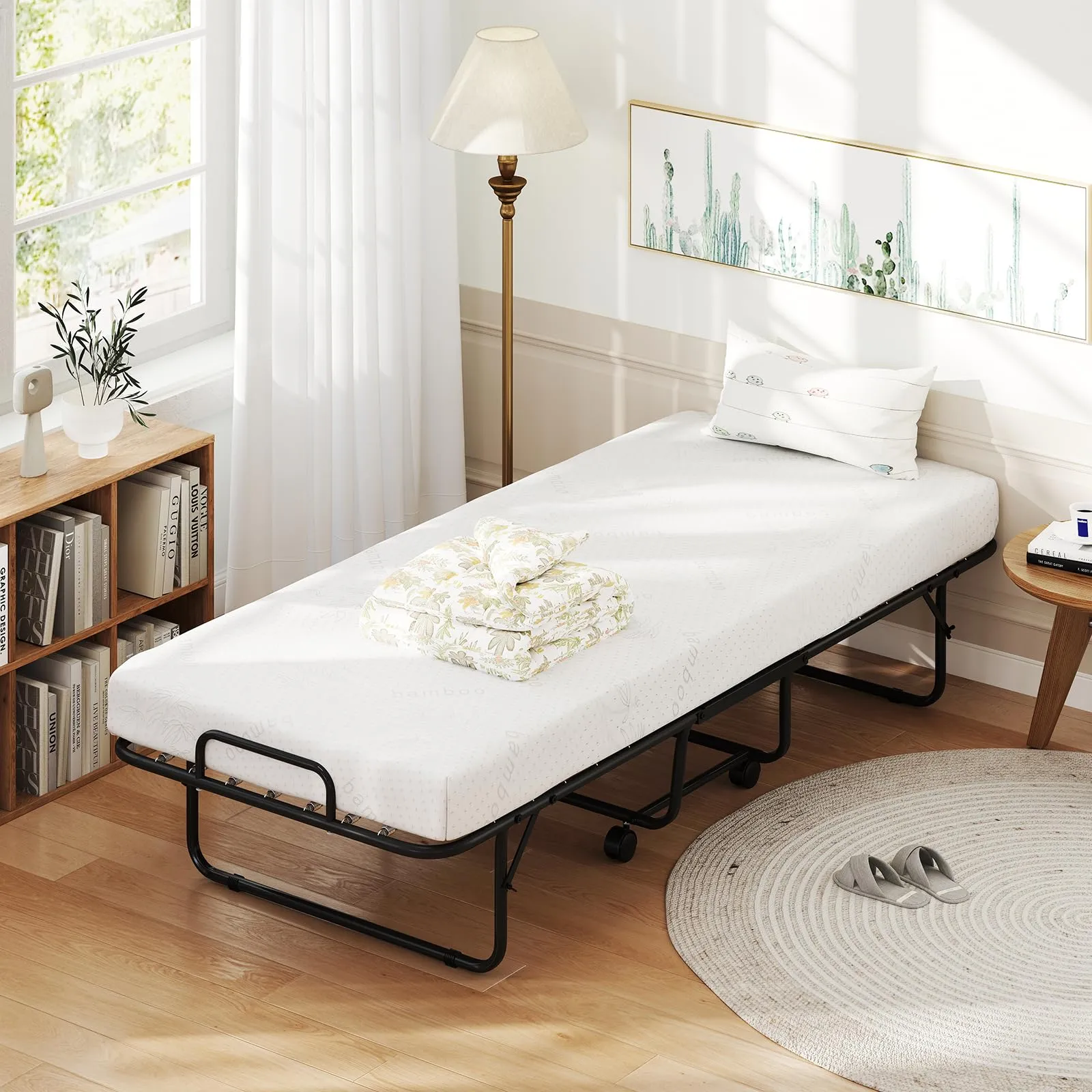 Giantex Folding Bed with Mattress for Adults