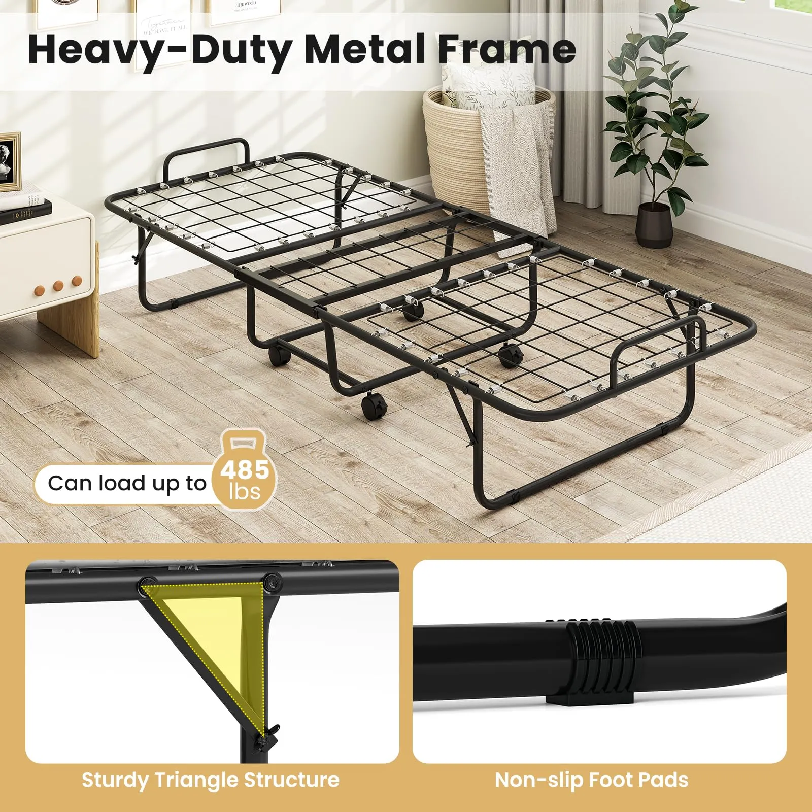 Giantex Folding Bed with Mattress for Adults