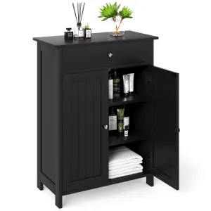 Giantex  Freestanding Bathroom Storage Cabinet bathroom organizer, toilet brush holder