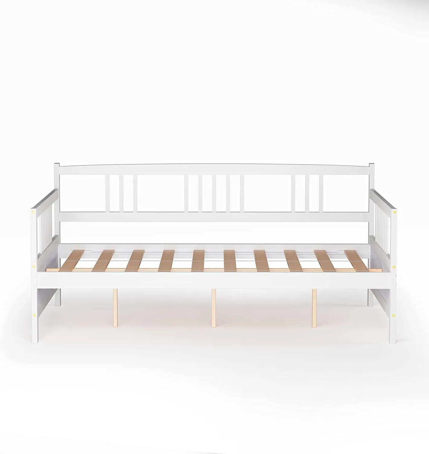 Giantex Full Size Daybed, Wooden Daybed Sofa Bed Frame with Wood Slat Support for Kids Teens (Full)