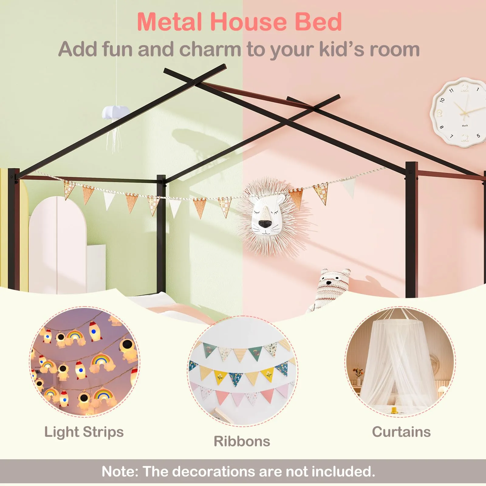 Giantex Full Size House Bed with 2 Storage Drawers