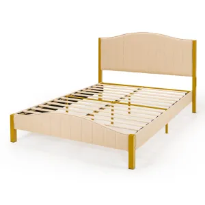 Giantex Full Size Upholstered Bed Frame bed frame, queen bed