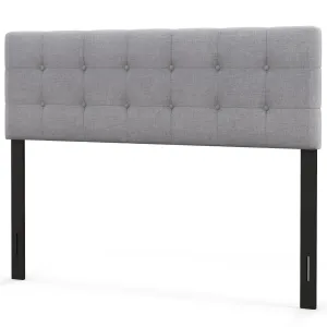 Giantex Linen Upholstered Headboard, Adjustable Width Button Tufted Headboard wall decor, decorative wall art