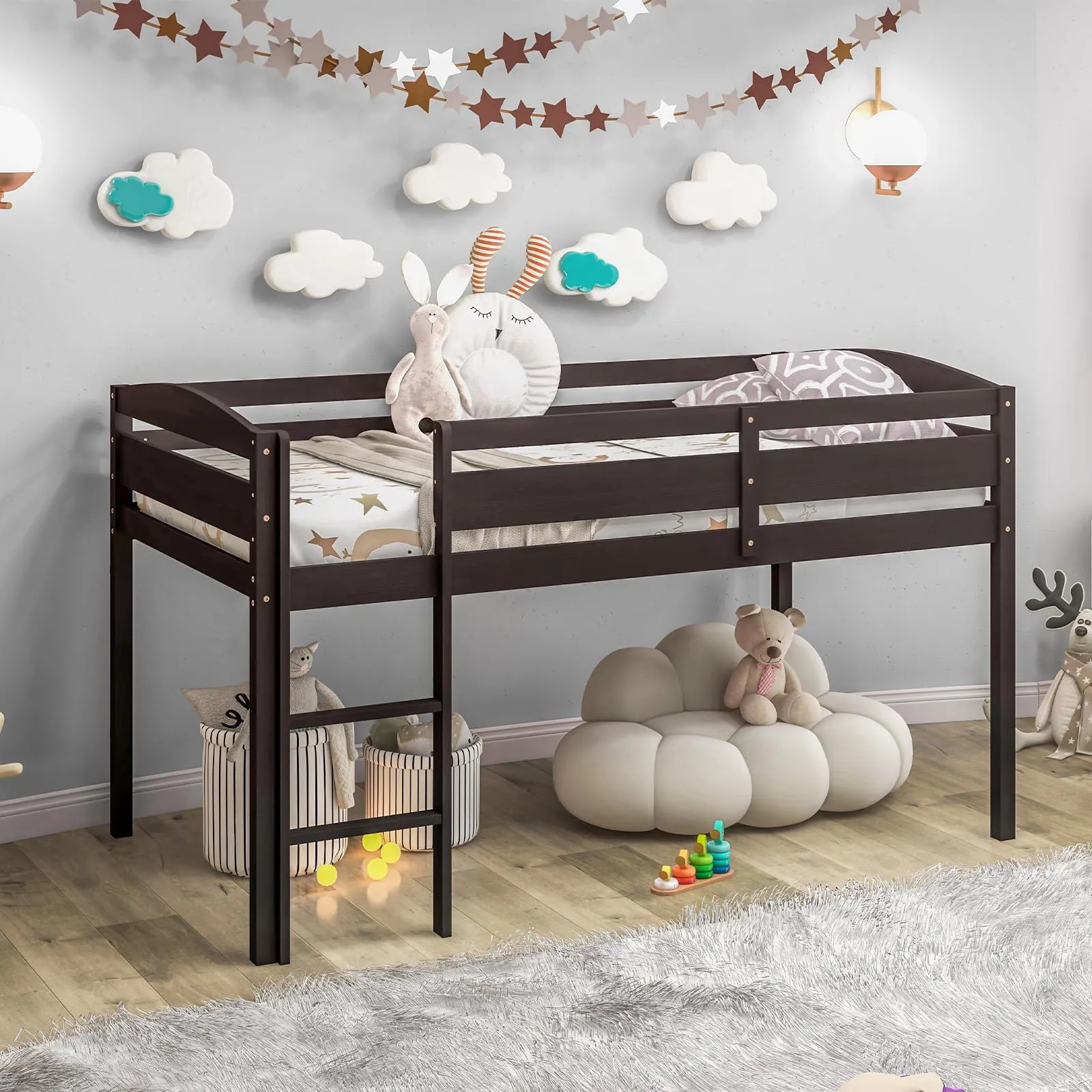 Giantex Loft Bed with Ladder