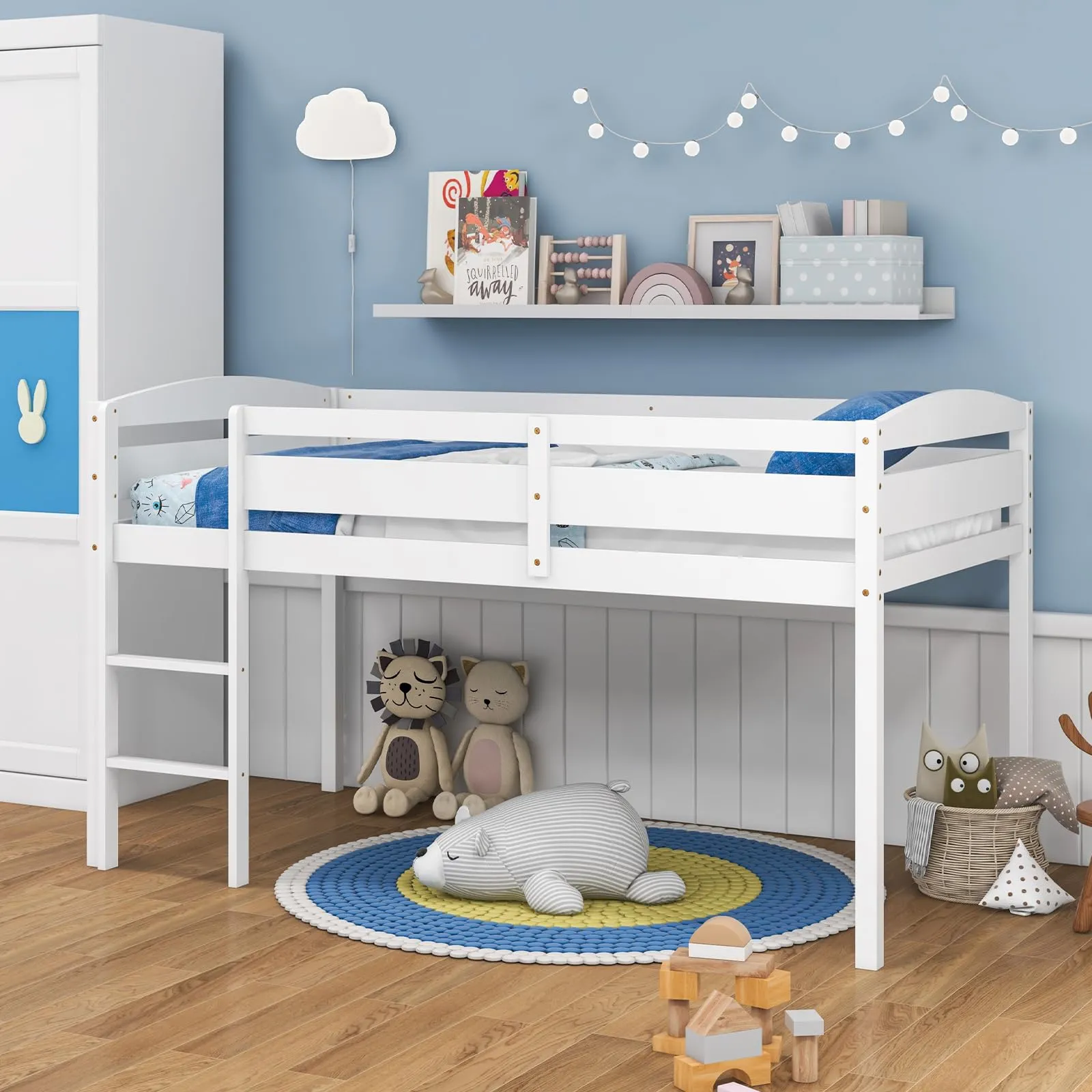 Giantex Loft Bed with Ladder