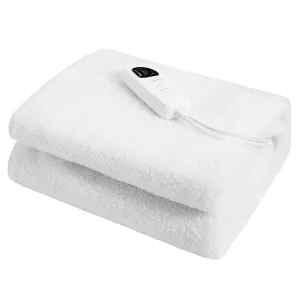 Giantex Massage Bed Warmer with Digital Timer for Spa Table fleece blanket, knit throw