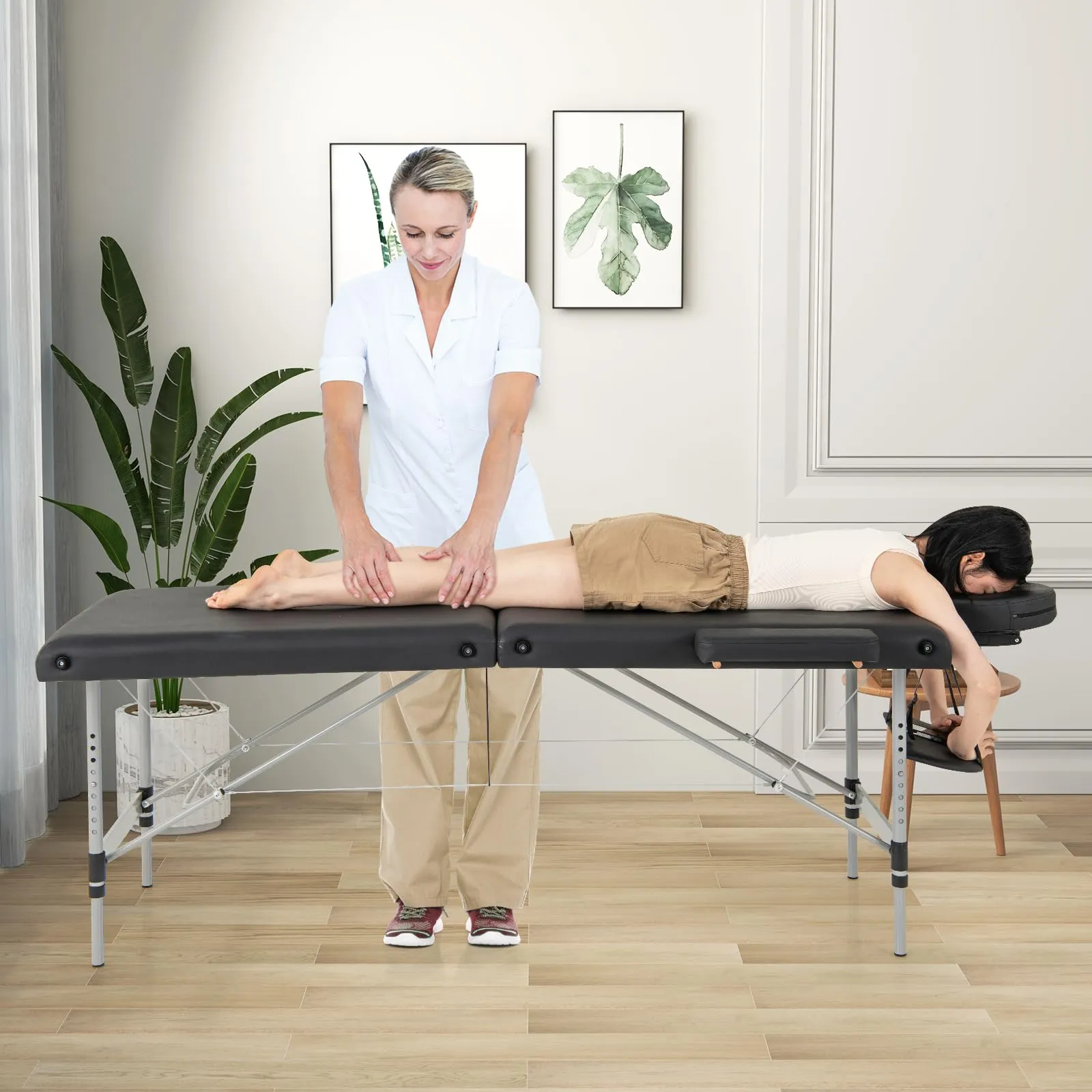 Giantex Massage Table, Portable Massage Bed with Carrying Bag