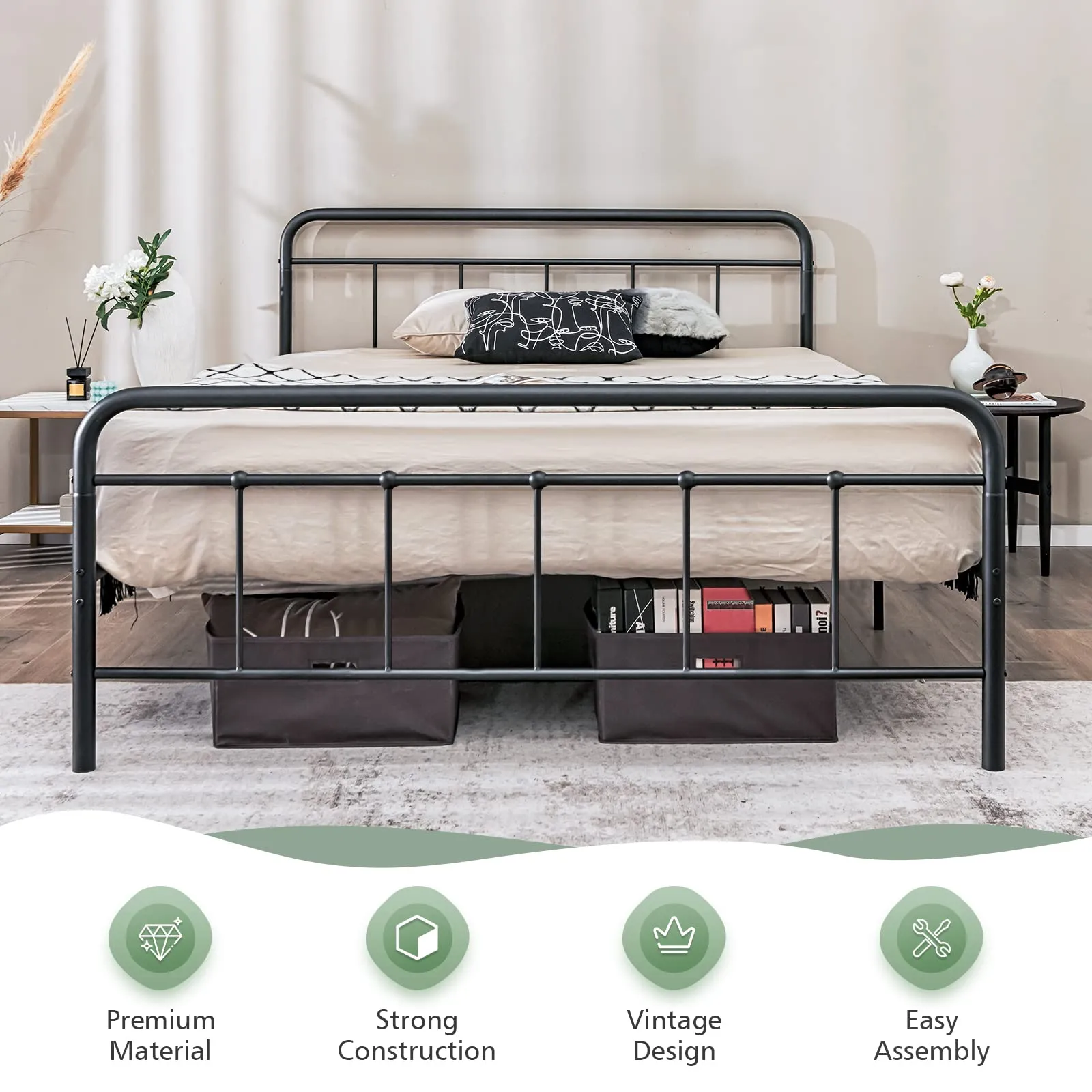 Giantex Metal Bed Frame