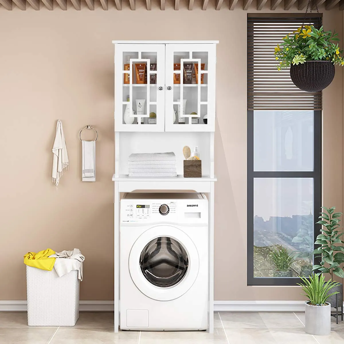 Giantex Over-The-Toilet Bathroom Storage Space