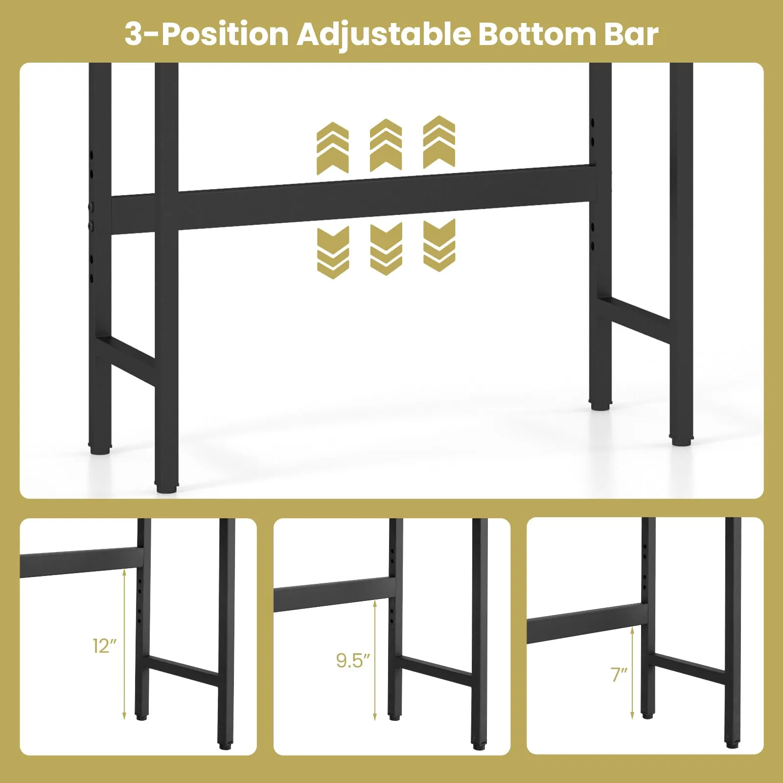 Giantex Over The Toilet Storage Cabinet - Toilet Shelf Rack with Anti-Tip Device
