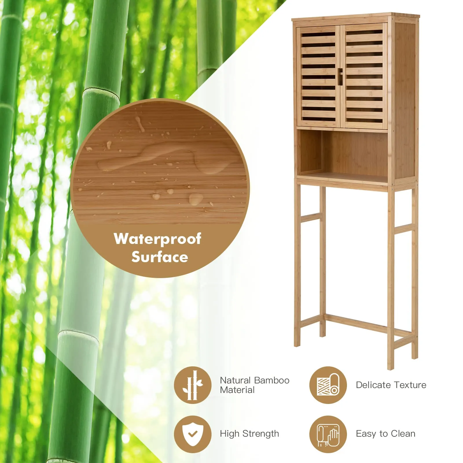 Giantex Over-The-Toilet Storage Cabinet