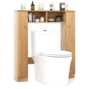 Giantex Over The Toilet Storage Cabinet bathroom organizer, toilet brush holder