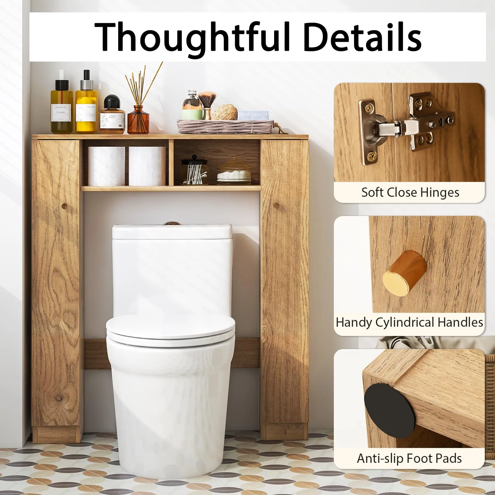 Giantex Over The Toilet Storage Cabinet