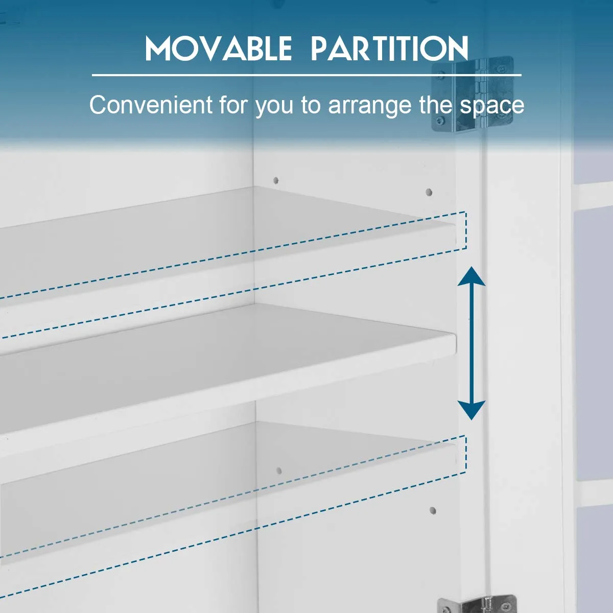 Giantex Over-The-Toilet Storage Spacesaver, Bathroom Organizer with Cabinet and Shelf
