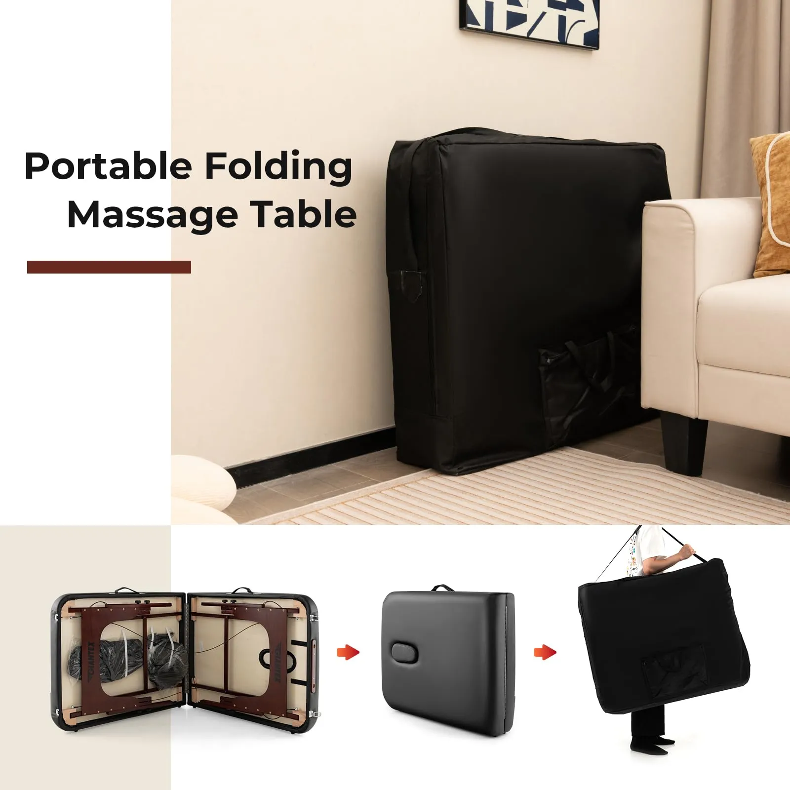 Giantex Portable Massage Table 84 Inch