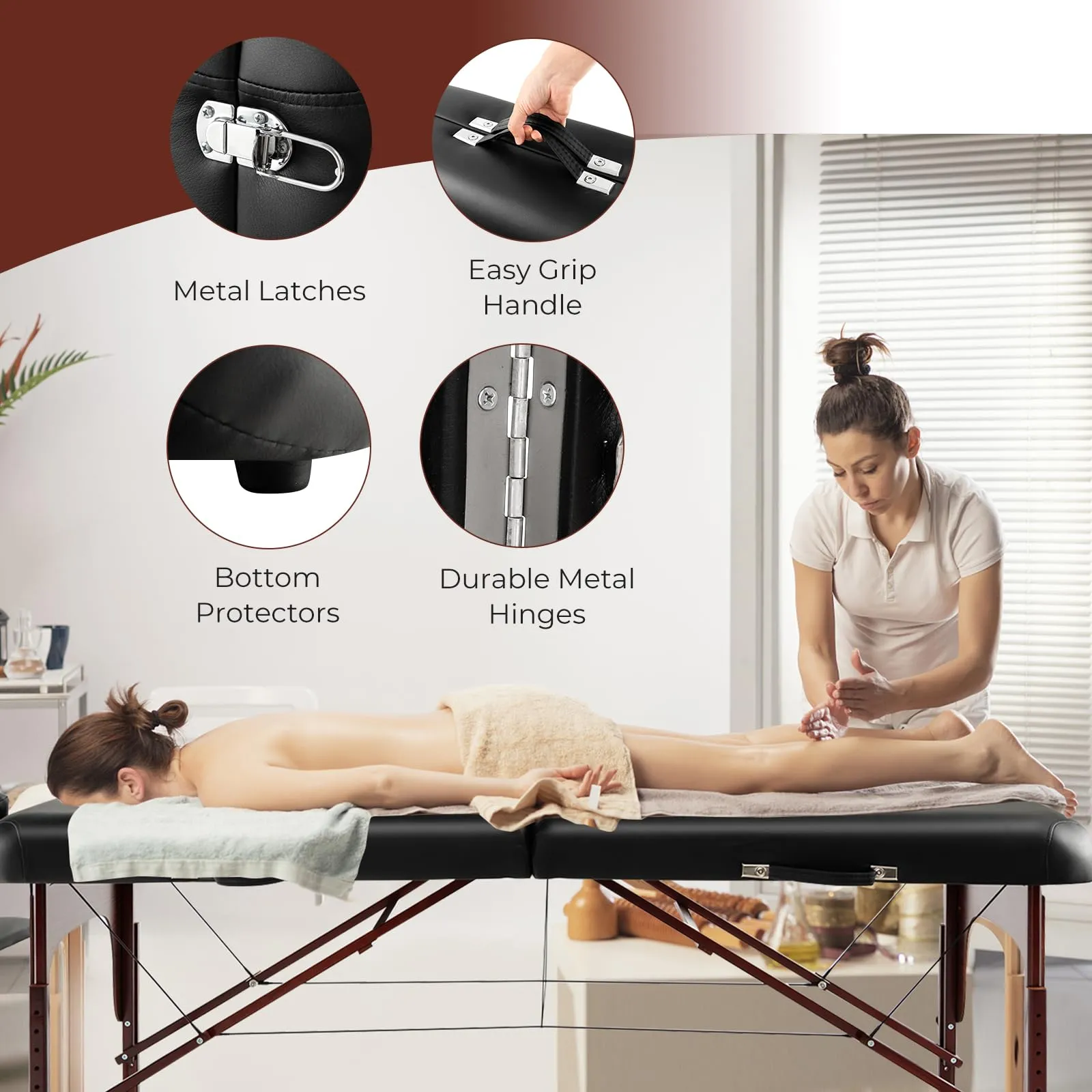 Giantex Portable Massage Table 84 Inch
