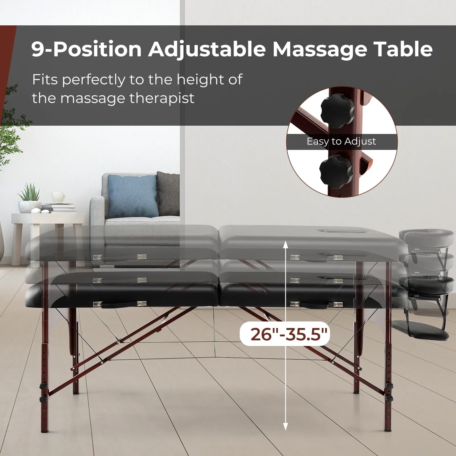 Giantex Portable Massage Table 84 Inch