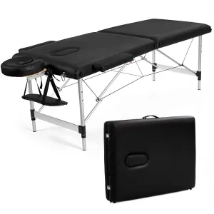 Giantex Portable Massage Table 84inch, Folding Lash Bed Aluminium Frame folding chair, portable chair