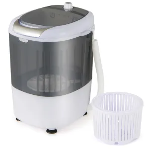 Giantex Portable Mini Washing Machine, Clothes Washer and Spinner Combo, 5.5 LBS Capacity folding chair, portable chair