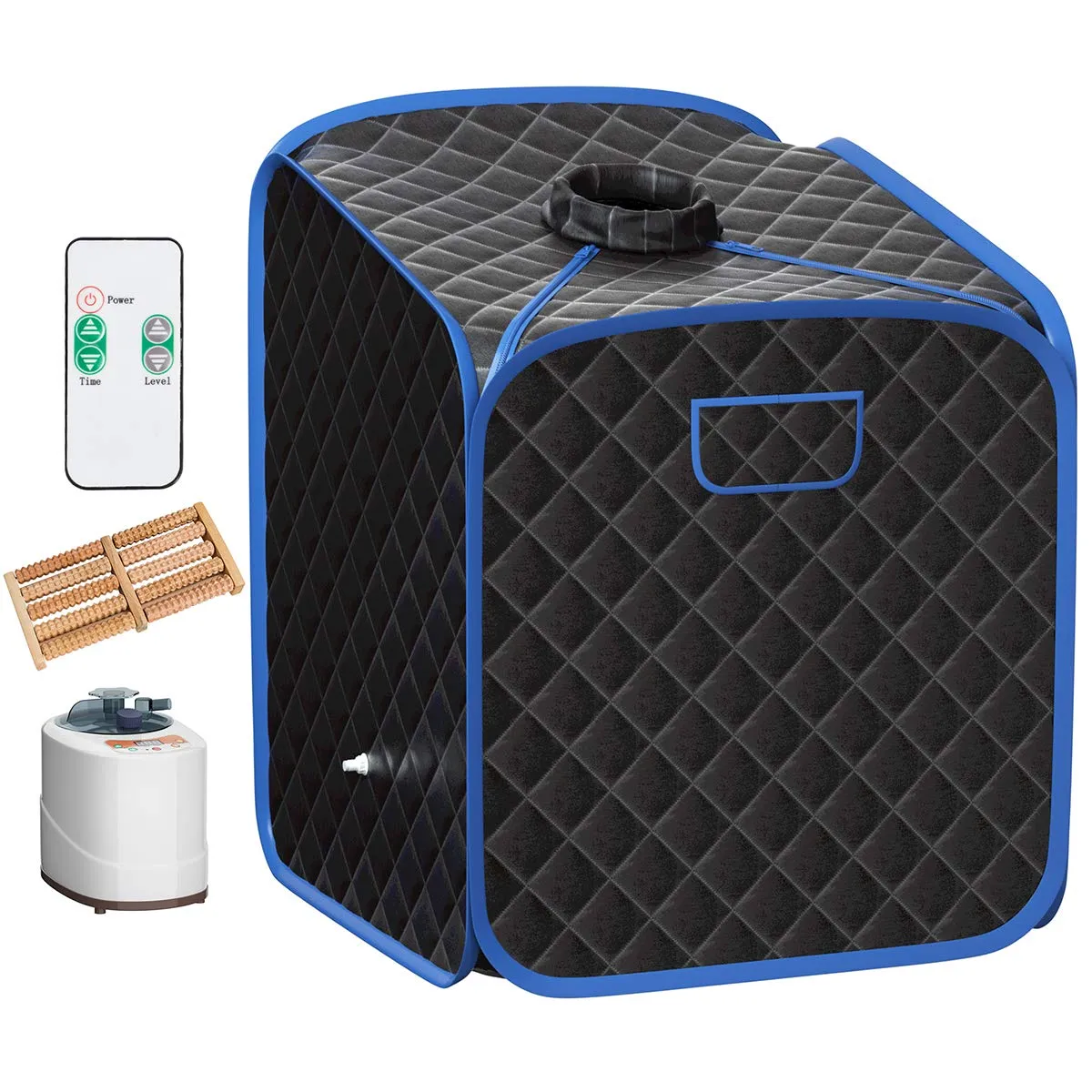 Giantex Portable Steam Sauna Spa 2L Folding Private Sauna Tent W/Chair Foot