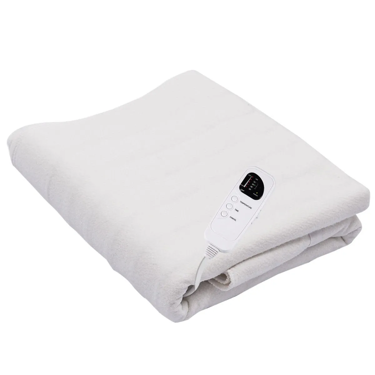 Giantex Spa Table Heating Pad with Digital Timer and Five Heat Settings, Auto Overheat Protection, Portable Electric Table Warmers fleece blanket, knit throw
