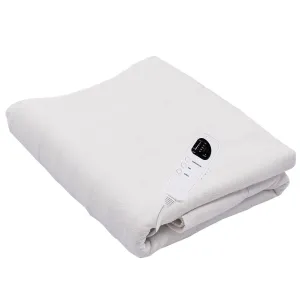 Giantex Spa Table Heating Pad with Digital Timer and Five Heat Settings, Auto Overheat Protection, Portable Electric Table Warmers fleece blanket, knit throw