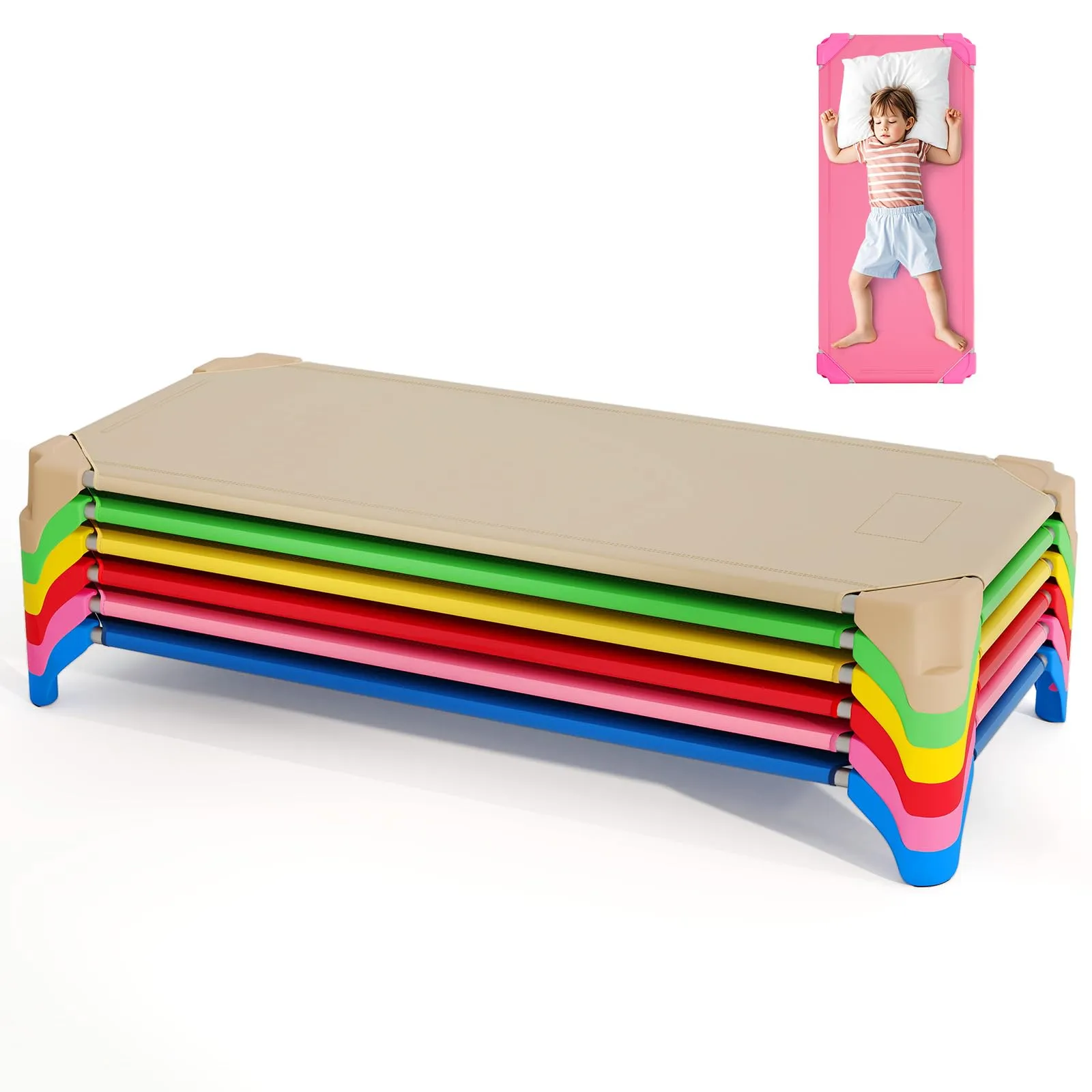 Giantex Stackable Daycare Cots for Sleeping