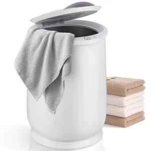 Giantex Towel Warmer Bucket for Bathroom, 21 L bathroom organizer, toilet brush holder