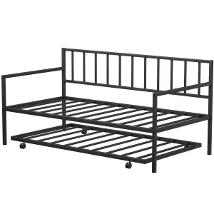 Giantex Twin Size Daybed and Trundle Frame Set bed frame, queen bed