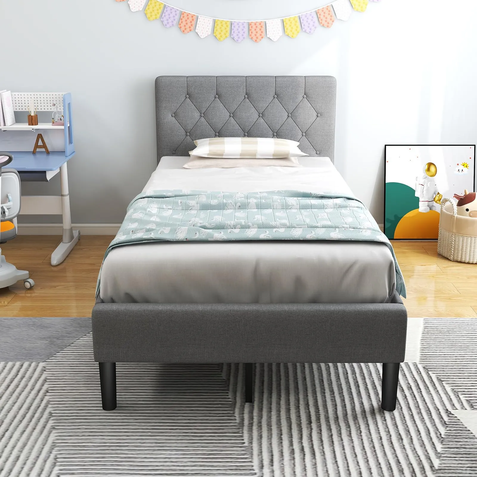Giantex Upholstered Bed Frame bed frame, queen bed