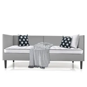Giantex Upholstered Daybed, Twin Daybed bed frame, queen bed