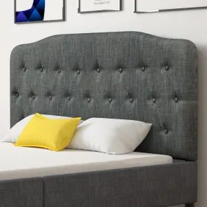 Giantex Upholstered Headboard, Button Tufted Headboard, Queen Size wall decor, decorative wall art