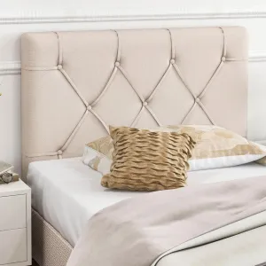 Giantex Upholstered Headboard for Twin/Twin XL Size Bed, Wall Mounted Twin Headboard Only wall decor, decorative wall art