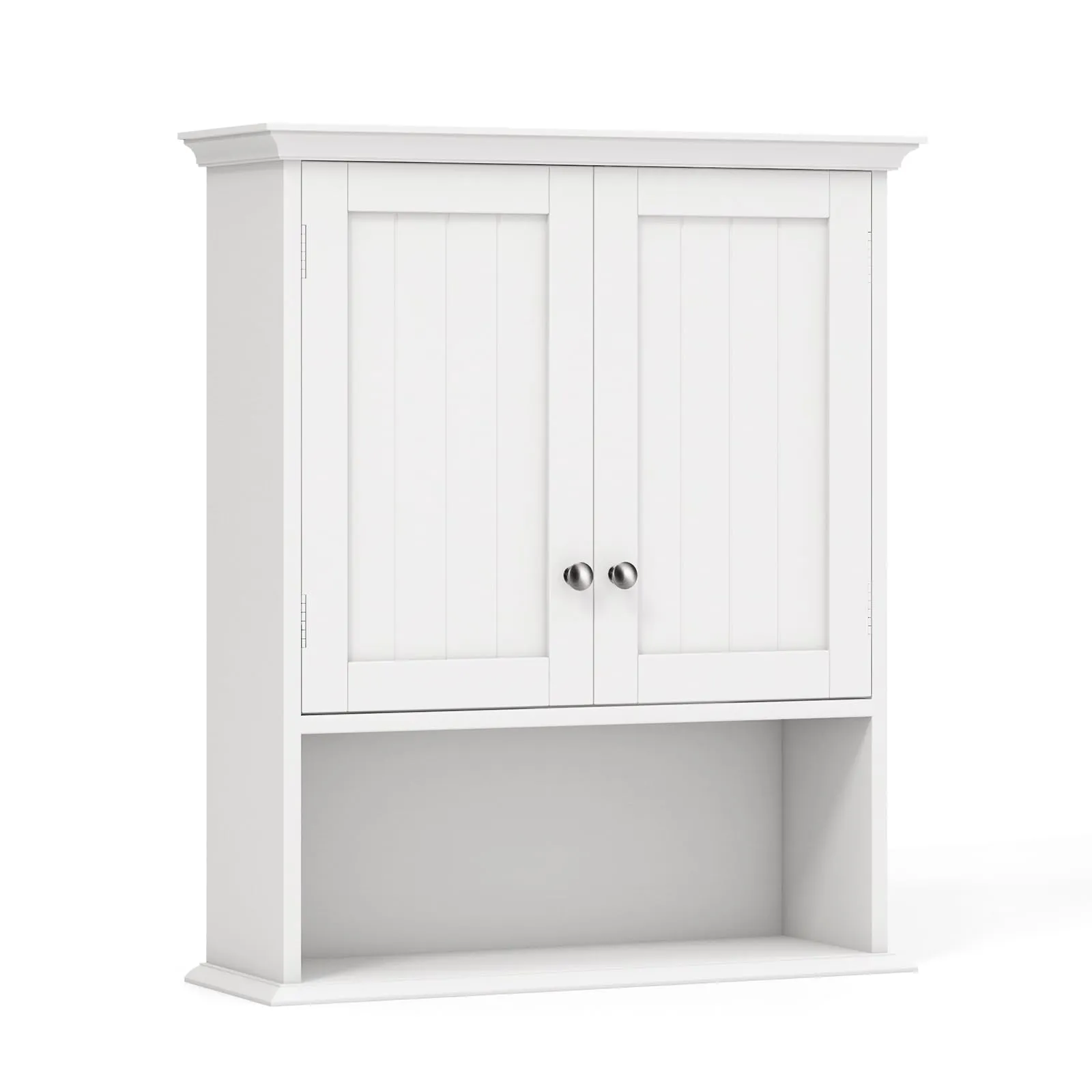 Giantex Wall Mounted Medicine Cabinets - Above Toilet Bathroom Cabinet with Adjustable Shelf