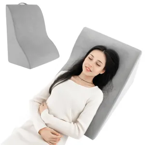 Giantex Wedge Pillow for Sleeping fleece blanket, knit throw
