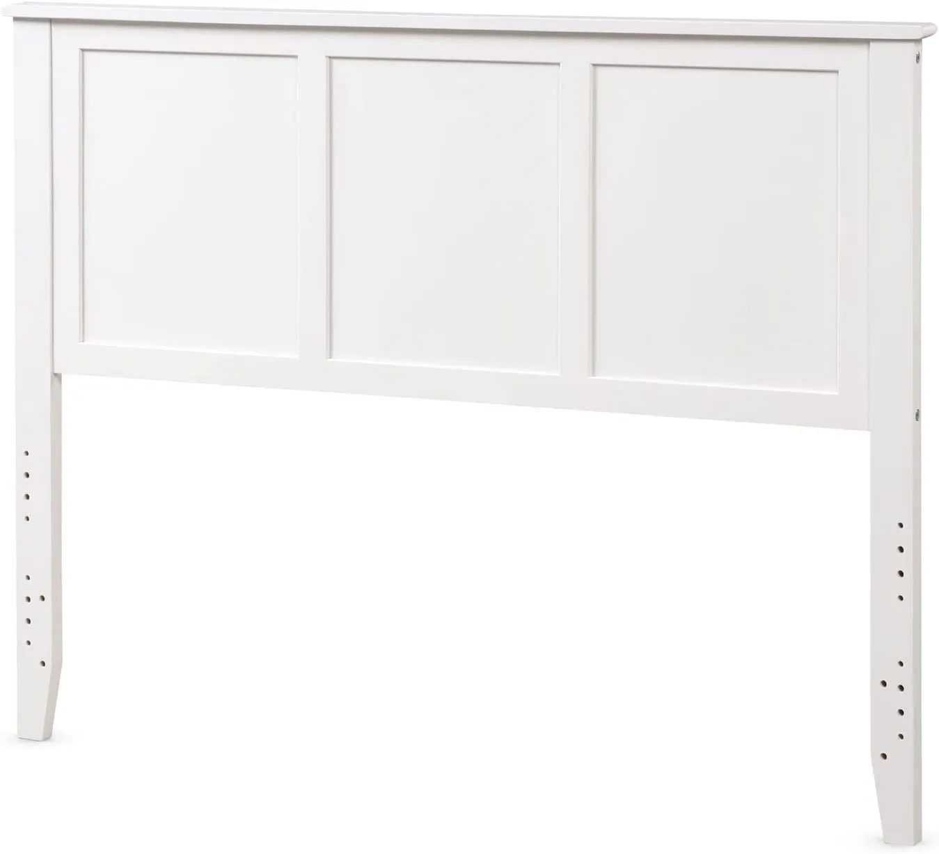 Giantex Wood Headboard, Flat Panel Headboard with Pre-drilled Holes for Height Adjustment