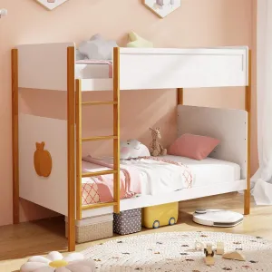Giantex Wood Twin Over Twin Bunk Bed bed frame, queen bed