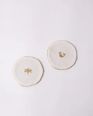 Gilded Dragonfly Coasters sheet set, pillowcase