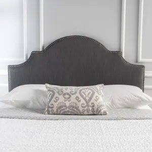 Gray Fabric Queen/Full Headboard - NH874892 queen headboard, wooden headboard