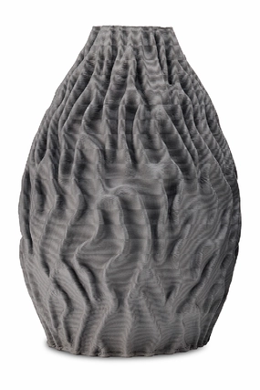 Gray 3D Printed Ceramic Vase | Liang & Eimil Nara Vase,Glass Vase