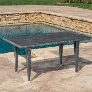 Grey Wicker Outdoor Patio Table - NH967692 patio chairs, outdoor seating