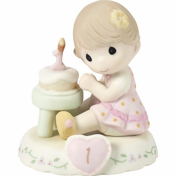 Growing In Grace Age 1 Brunette Girl Figurine Decorative Mirror,Home Decor Mirror