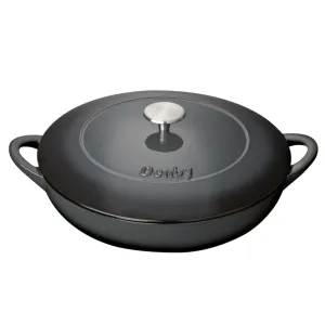 Halo Shallow casserole dish, 30cm, Cast Iron curtain fabric, upholstery textile