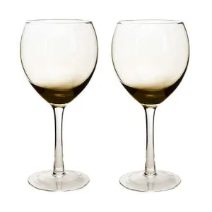 Halo/Praline Pair of red wine glasses, 47.5cl ceramic platter, appetizer tray