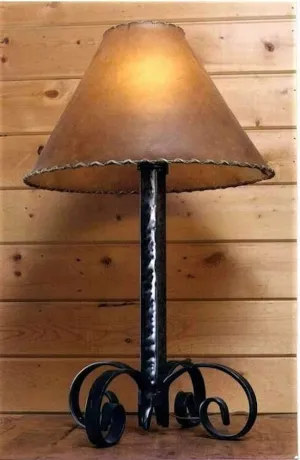 Hammered Iron Table & Floor Lamps mattress topper, bed base