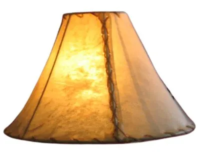 Handmade Genuine Rawhide Lamp Shades 3 Colors