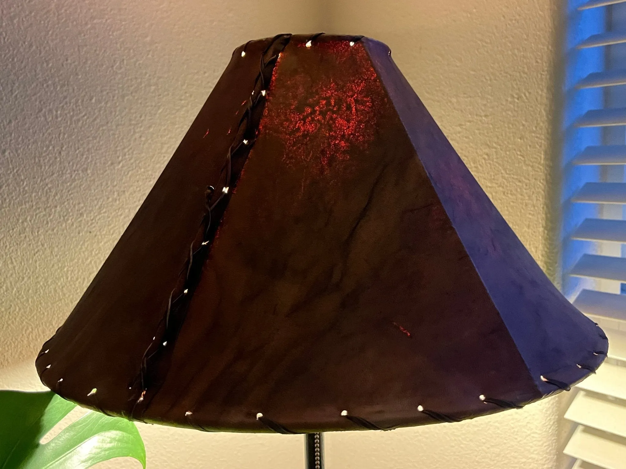 Handmade Genuine Rawhide Lamp Shades 3 Colors
